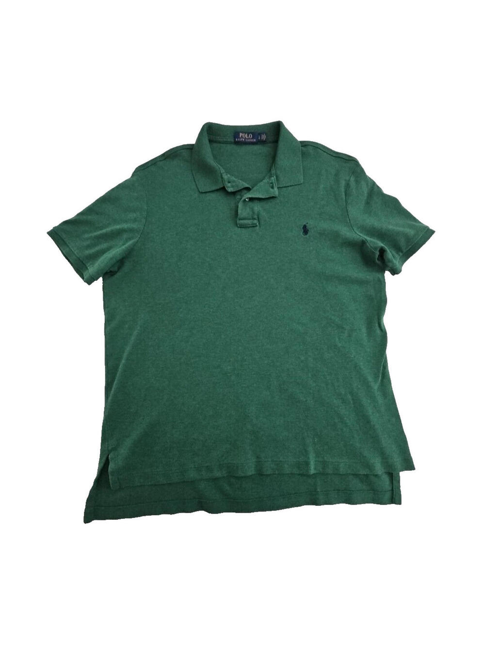Polo Ralph Lauren Performance Polo Shirt Men Large Green Short Sleeve